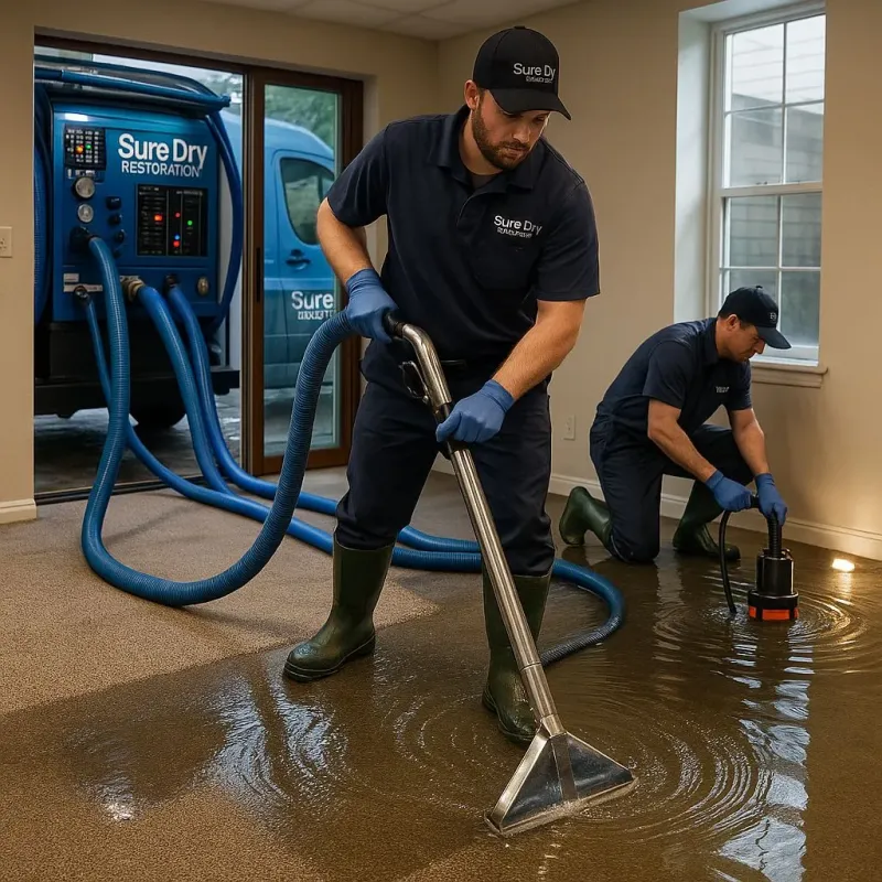 Water Extraction and Removal process in Canton, MA
